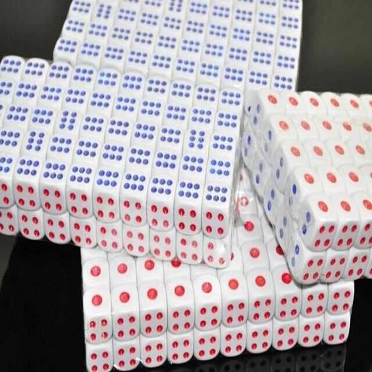 Plastic Dice Ktv Bar Dice Point Sieve Entertainment Pitcher Teaching Aids Dice Dice Production by Yourself
