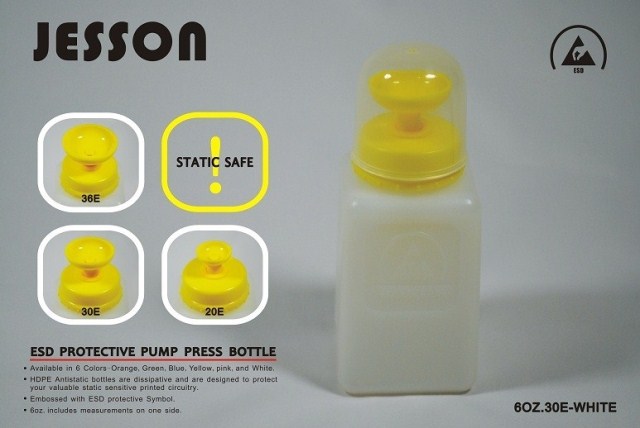 Manufacturer's new alcohol bottle press type 120ml anti-static alcohol bottle creative anti-volatilization design