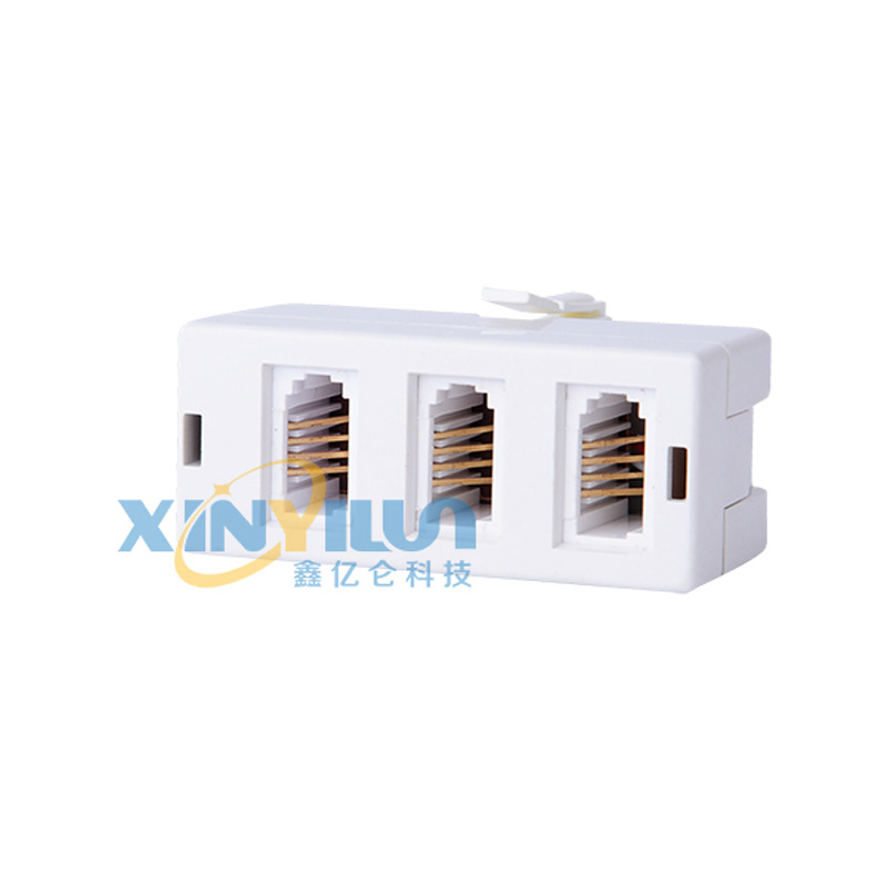 British phone one minute three British male to three British female BT adapter RJ11UK6P4C phone plug
