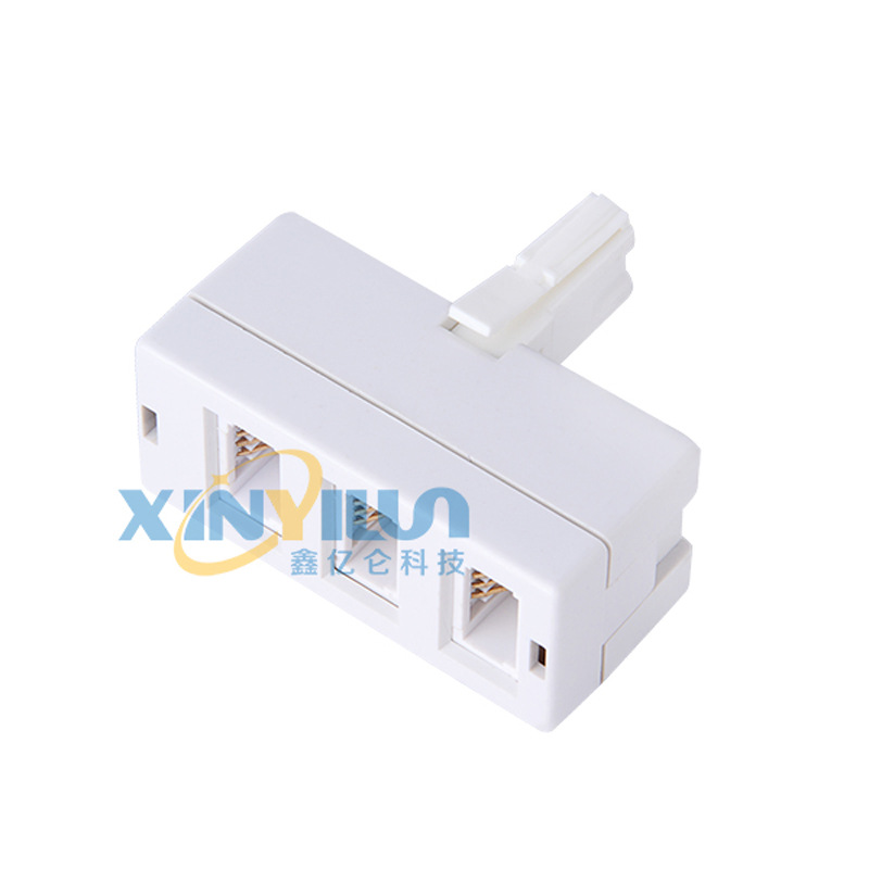 Британский телефон один в минуту три британских male на три британских female BT адаптер RJ11UK6P4C телефонный разъем