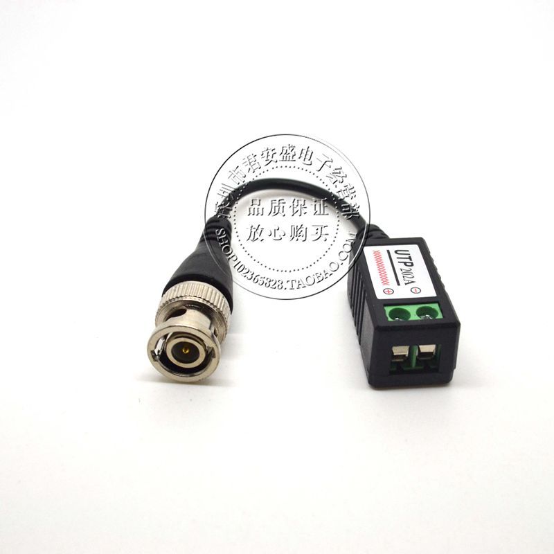 Supply high quality surveillance video twisted pair transmitter passive twisted pair UTP video balun