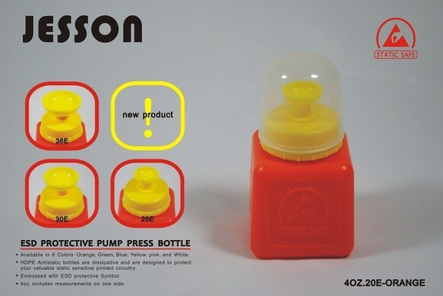 Manufacturer's new alcohol bottle press type 120ml anti-static alcohol bottle creative anti-volatilization design