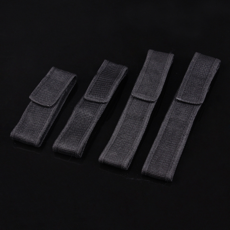 Сильный свет фонарик с тканевым чехлом наружный портативный чехол фонарика черный нейлоновый чехол