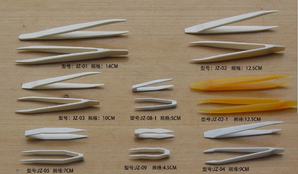 -Food Clip, Craft Clip, Craft Tweezers, Plastic Tweezers, Transparent Tweezers, Transparent Clip