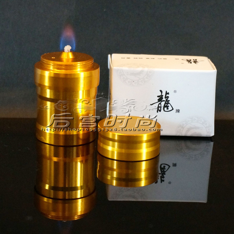 Мини-алкогольная лампа Dragon из алюминиевого сплава с доставкой фитиля