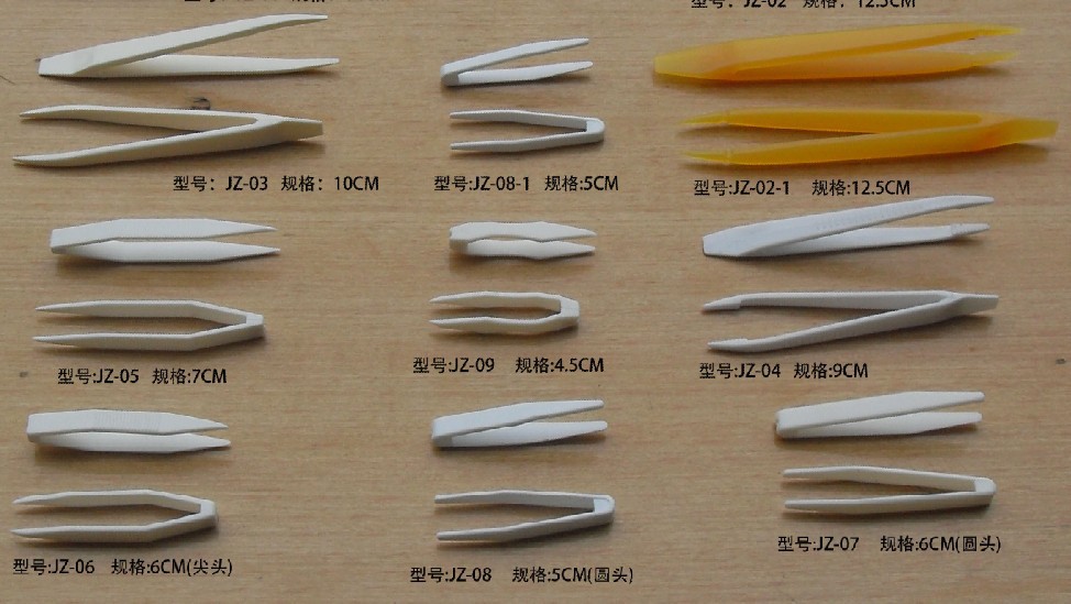 -Food Clip, Craft Clip, Craft Tweezers, Plastic Tweezers, Transparent Tweezers, Transparent Clip