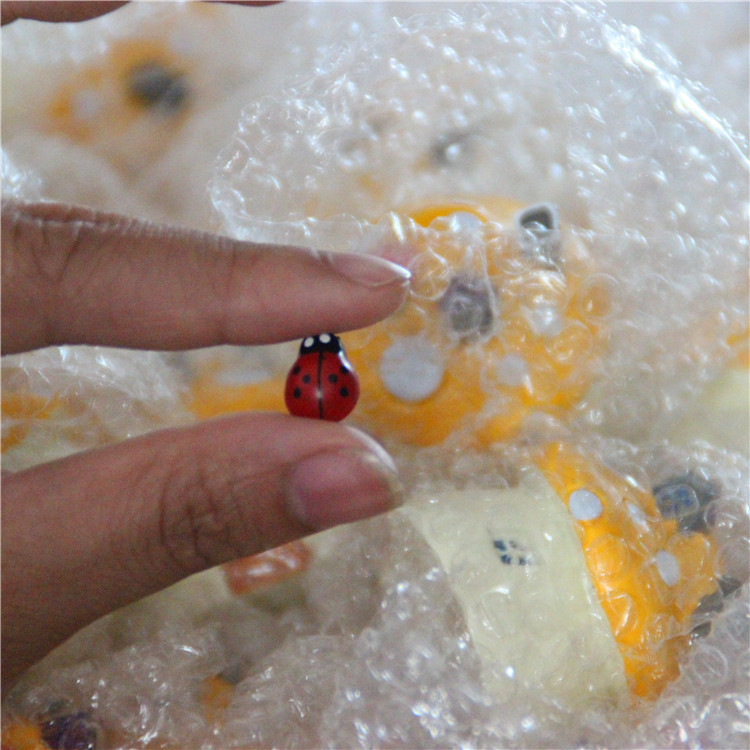 Moss micro landscape ornaments wholesale ecological bottle landscaping wooden beetle seven stars small ladybug small beetle