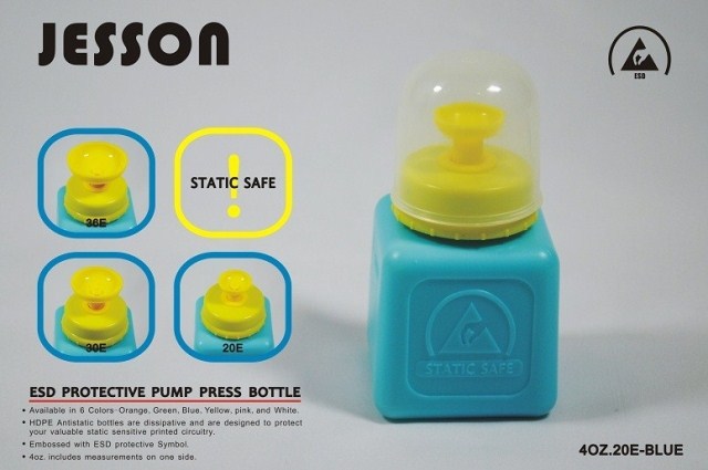 Manufacturer's new alcohol bottle press type 120ml anti-static alcohol bottle creative anti-volatilization design