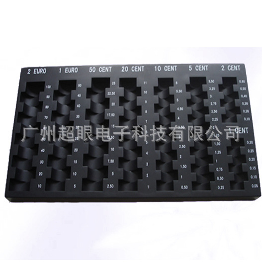 Euro coin sorting box coin sorting plate plastic coin sorting box money box coin cashier box