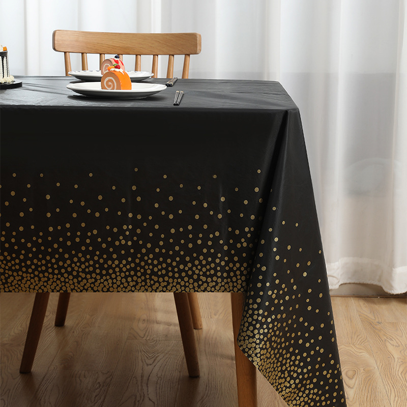 Amazon Dot Disposable Tablecloth Printed party Decorative Tablecloth PEVA Thickened party Tablecloth Waterproof