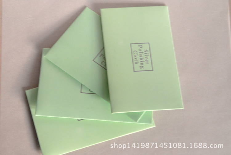 Factory wholesale 7 * 10cm TIF packaging silver cleaning cloth pure cotton soft color random delivery nationwide free shipping