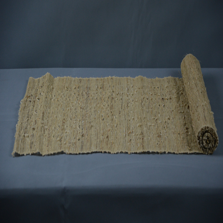 Tea mat ramie cloth handmade cloth dyed cloth summer cloth table runner intangible cultural heritage