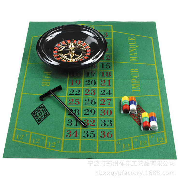 Пластиковые изделия 16 дюймовый вращающийся стол фишки кости игральные карты бар развлекательные принадлежности оптовая продажа рулетки