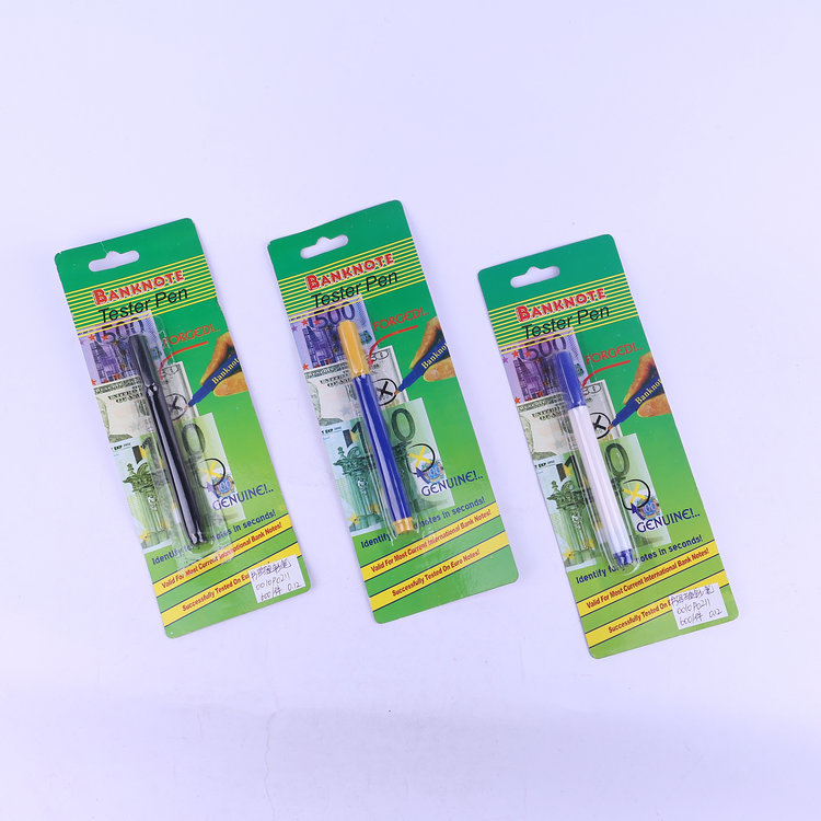 Ручка-детектор денег для определения подлинной и фальшивой валюты, водоразбавляемые чернила, детектор денег для USD, евро, RMB