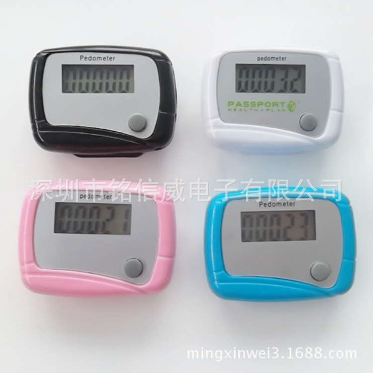 In stock magnetic induction counter single function pedometer counter multi-color optional printed LOGO