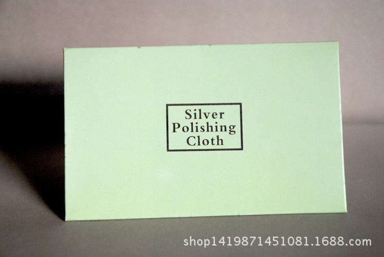 Factory wholesale 7 * 10cm TIF packaging silver cleaning cloth pure cotton soft color random delivery nationwide free shipping