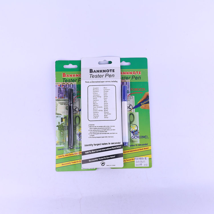 Writing money detector pen identify true and false currency water-based ink money detector USD euro RMB money detector pen