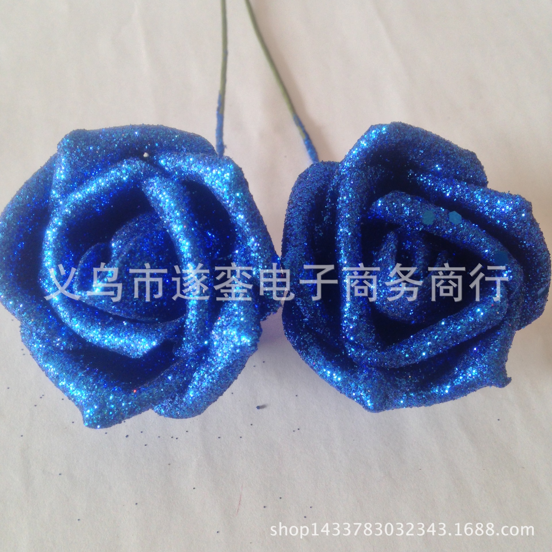 New Blue Fairy Princess 6cm full gold pink pe rose cartoon bouquet flower wrapping material