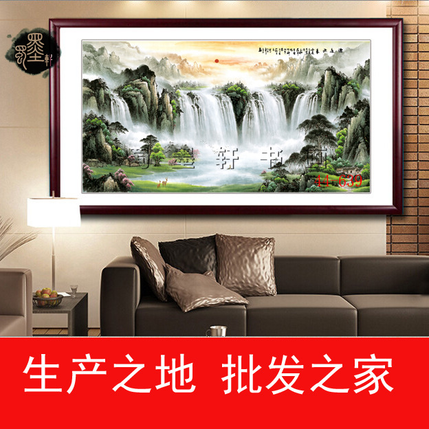 44-639 Китайская живопись, каллиграфия и живопись, пейзаж изобилия, декоративная живопись, высокое искусственное качество, оптовая продажа