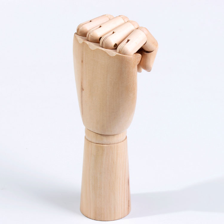 Supply Wooden Doll Hand Joints Movable Toy Hand Model Manufacturer Direct Sales Wooden Hand Mold Wholesale Wooden