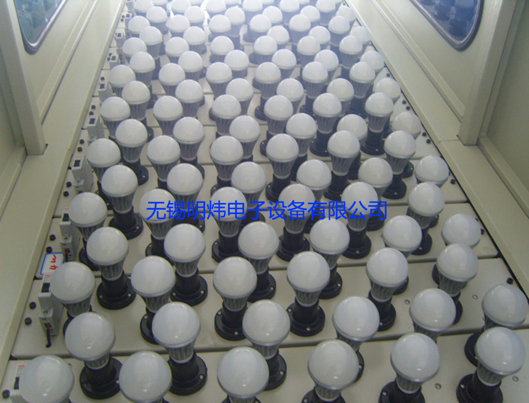 линия старения ламп LED, линия старения флуоресцентных ламп, линия для старения ламп с шариковыми колпачками