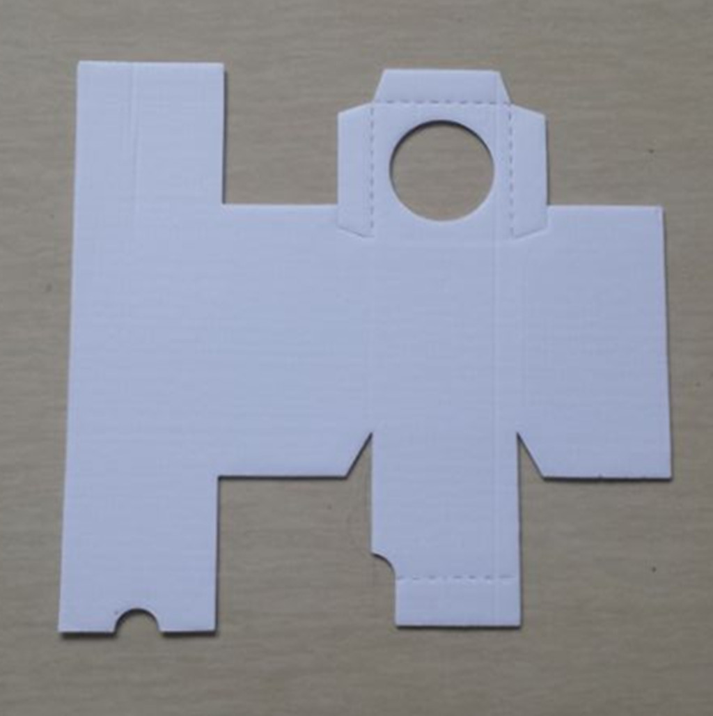 Индивидуальная упаковка для косметики из гофрированной бумаги, три слоя белой бумаги