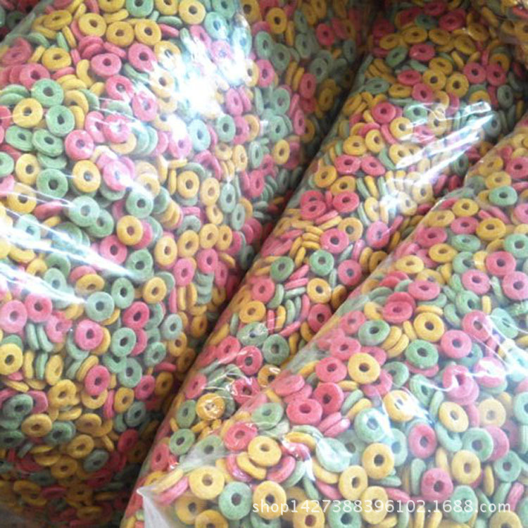 Molar grass ring assorted grain pet fruit and vegetable puffed snacks 500g pet supplies wholesale