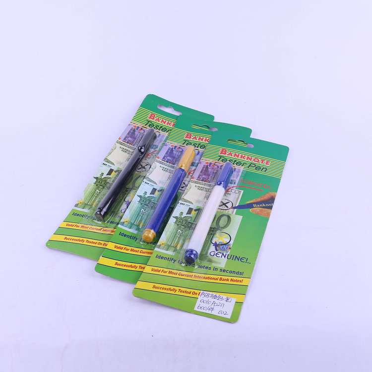 Writing money detector pen identify true and false currency water-based ink money detector USD euro RMB money detector pen