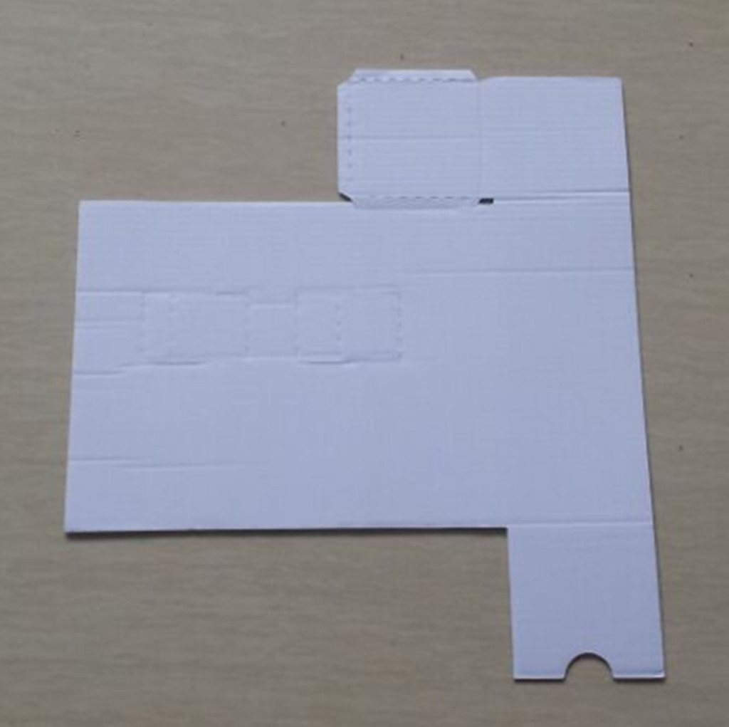 Custom Various Corrugated Paper Liner Cosmetic Packaging Liner Three Layers of White