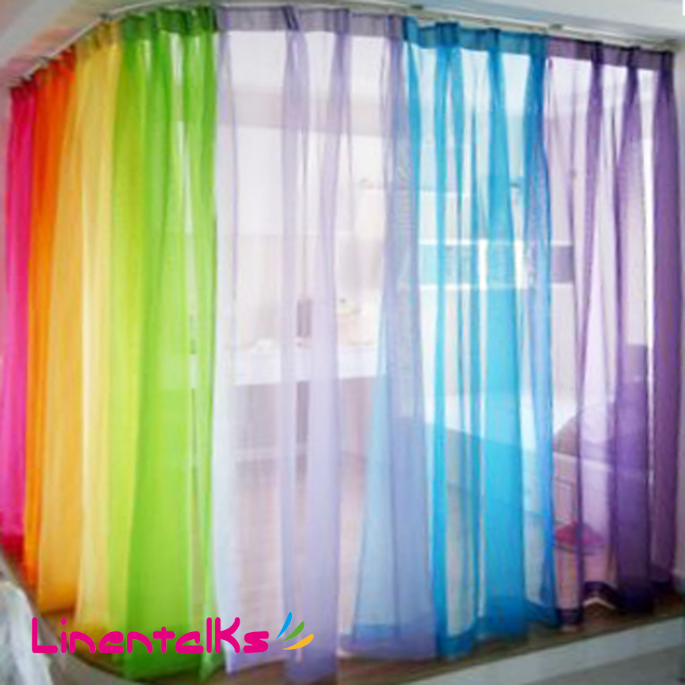 Wide Trilon Curtain Fabric Screen Fabric Solid Color Foreign Trade Gauze Curtain Engineering Gauze Curtain Fabric Cross-border Factory Price Wholesale
