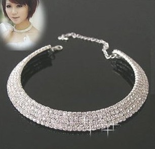 Европейские и американские модные аксессуары, супер шикарное бриллиантовое ожерелье, свадебное ожерелье на ключице, многослойная полная бриллиантовая цепочка для женщин, опт