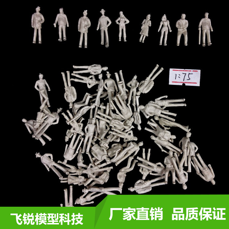 ABS plastic mini DIY villager model material Feirui sand table landscape character craft ornaments factory outlet