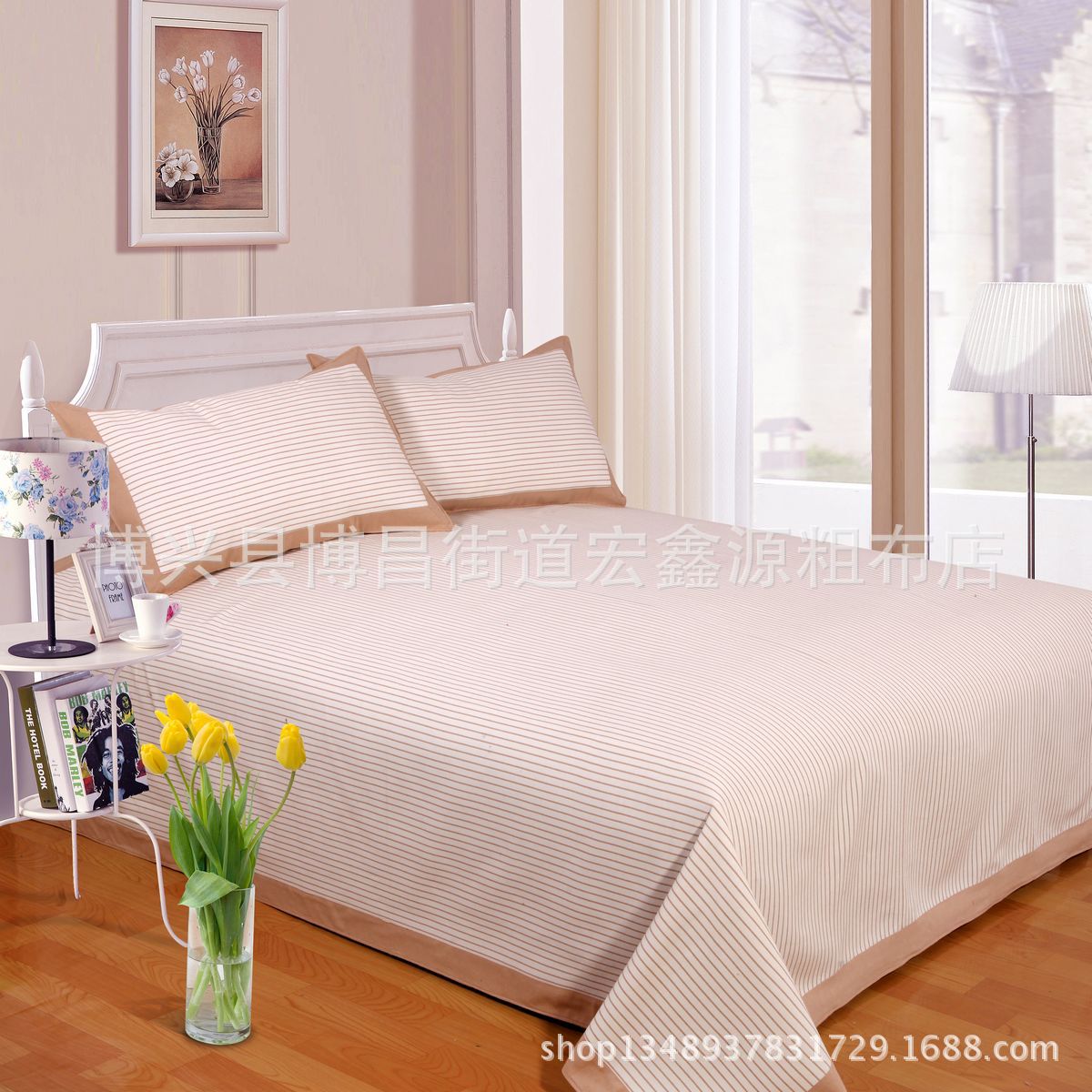 Освежающий летний оптовый старый грубый холст плед на все сезоны большой край трехкомпонентный хлопковый плед трехкомпонентный многоцветный