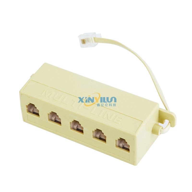 Адаптер для одного телефона на пять 6P4C RJ11