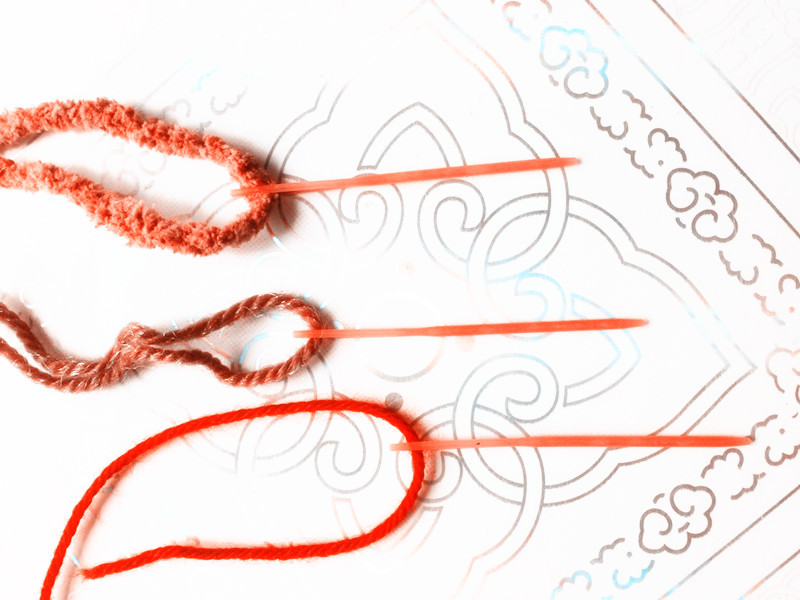 Plastic needle handmade big eye needle color Threading Needle plastic needle wool sewing needle knitting needle DIY weaving