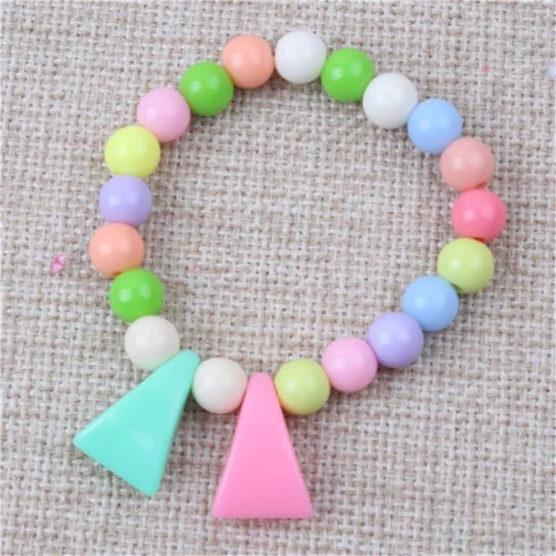 Children's Jewelry Bracelet Sweet and Cute Korean Acrylic Children's Bracelet Jewelry Manufacturer Wholesale Children's Style