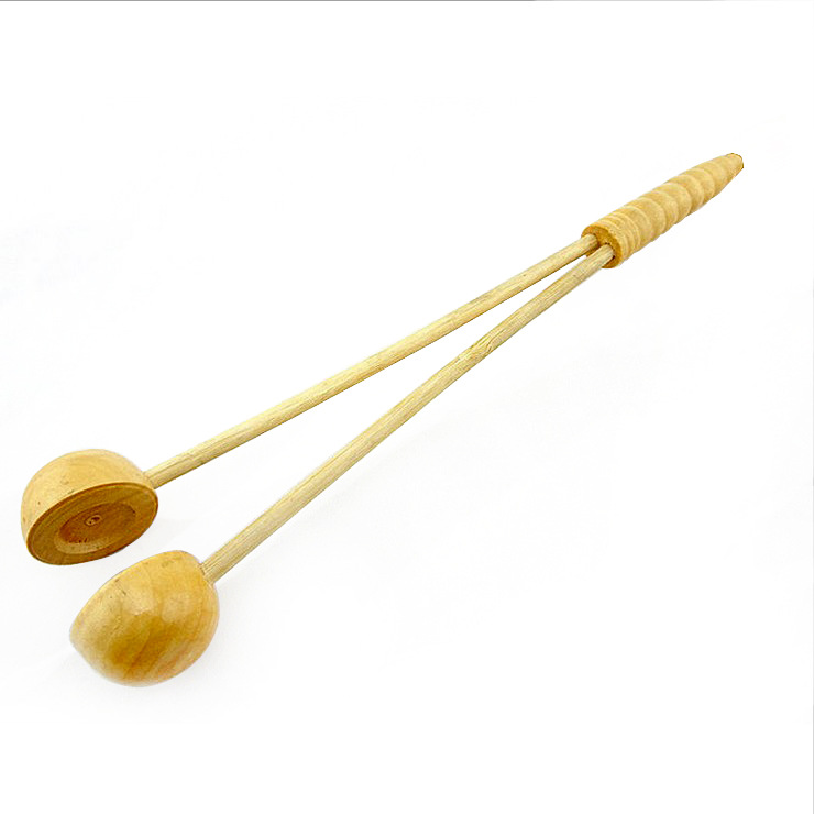 Bamboo massager/bamboo massage hammer 080133 Pat beating crafts semicircle hammer old man's happiness