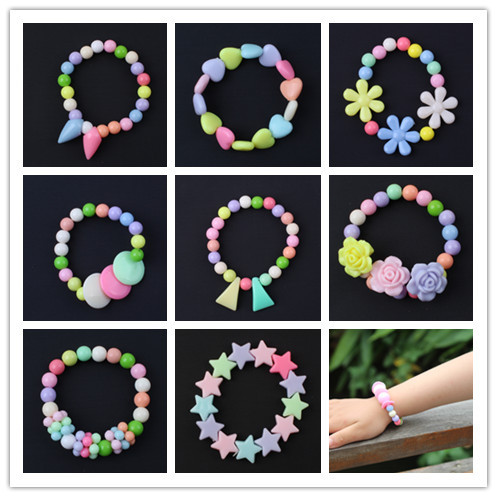 Детский браслет из акрила, милый и сладкий, оптовый производитель ювелирных изделий для детей