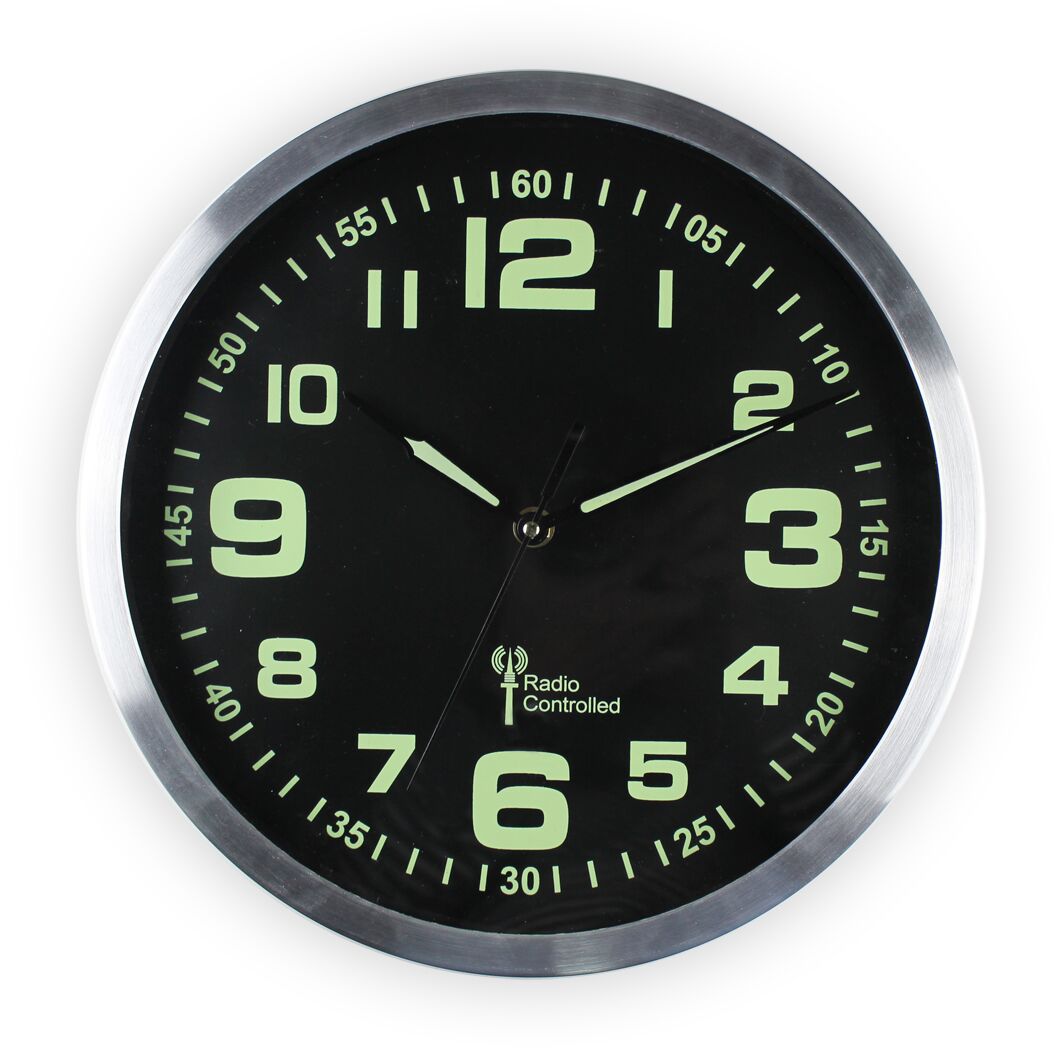 Temperature and humidity function wall clock simple decorative home quartz clock Amazon supplier cross-border e-commerce