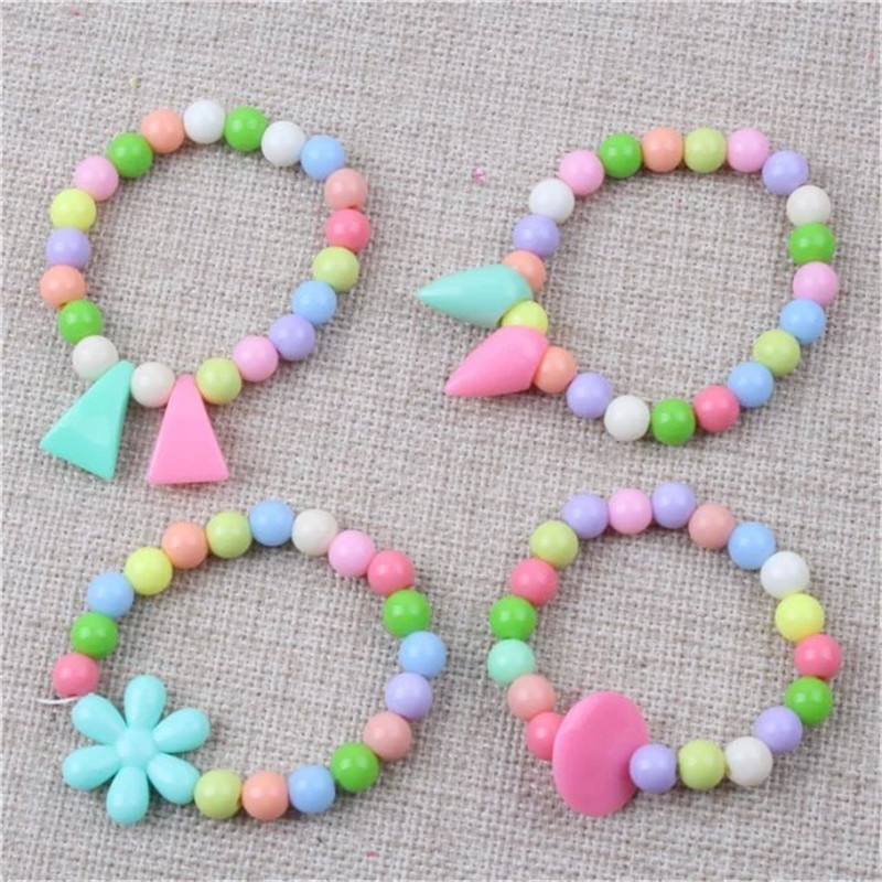 Children's Jewelry Bracelet Sweet and Cute Korean Acrylic Children's Bracelet Jewelry Manufacturer Wholesale Children's Style