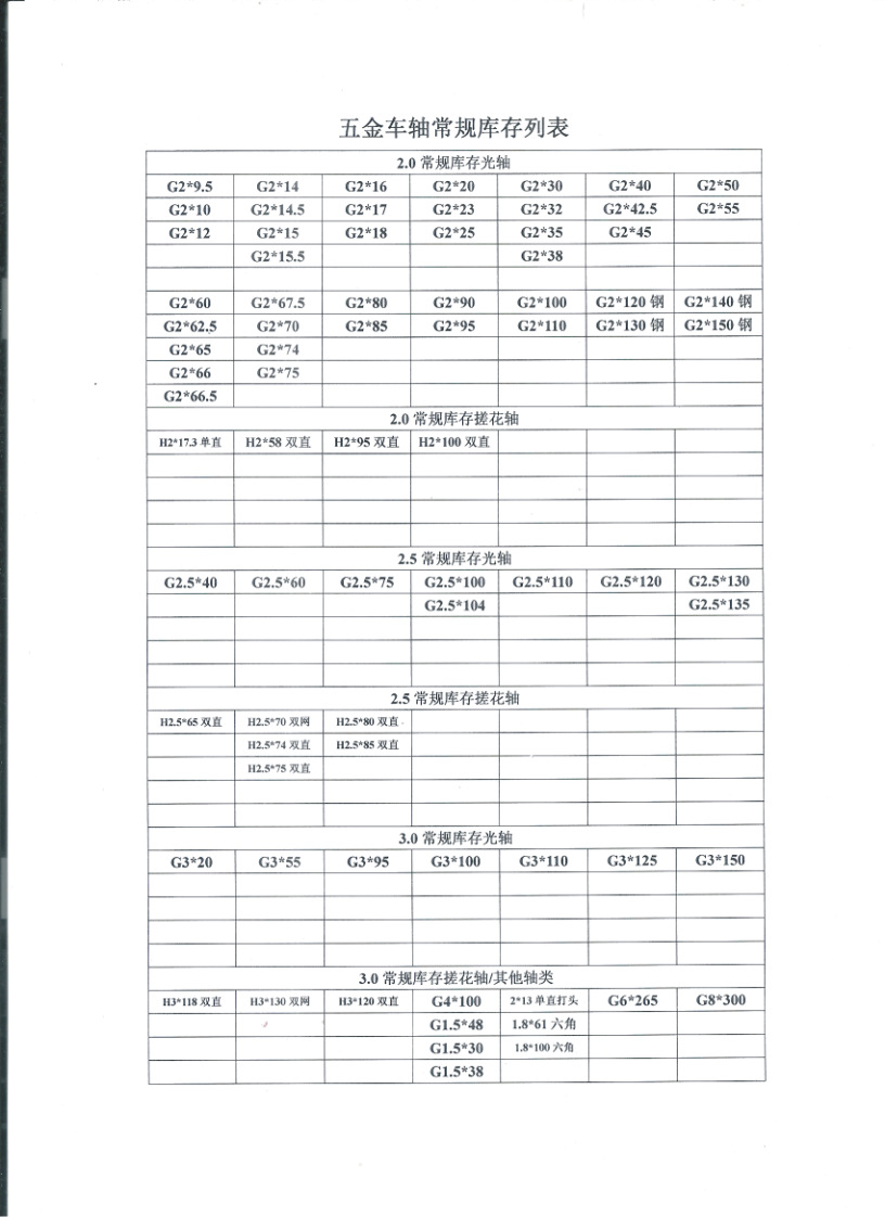 G2*60 2.0 Optical Axis Iron Axis Toy Axis Toy Accessories Technology Model Parts Length 60mm