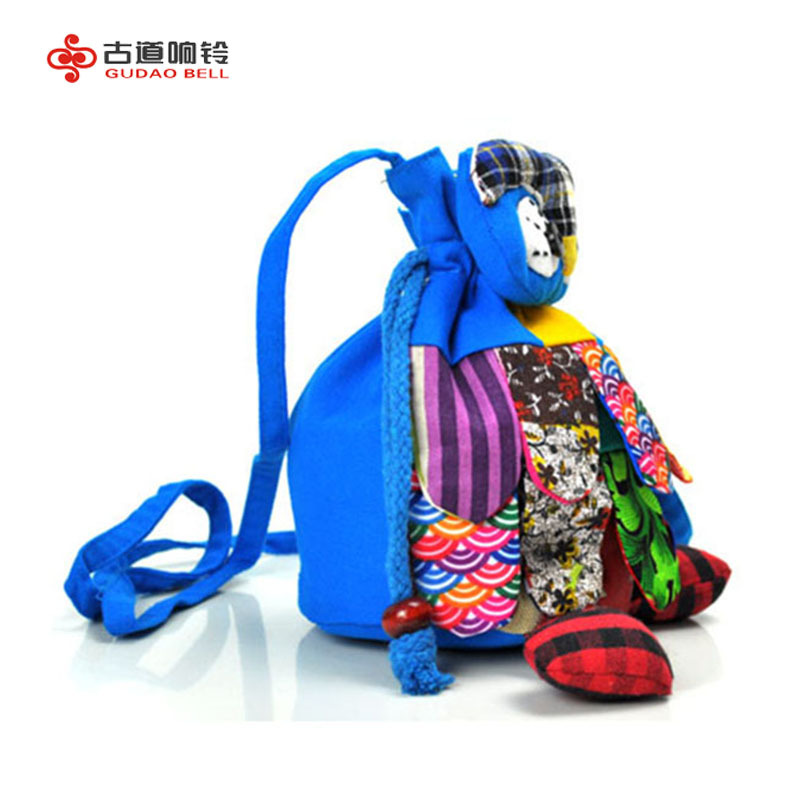 Ethnic Flower Cloth Animal Bag Cute Cartoon Owl Scale Cloth Bag Nui Mini Bucket Bag Wholesale