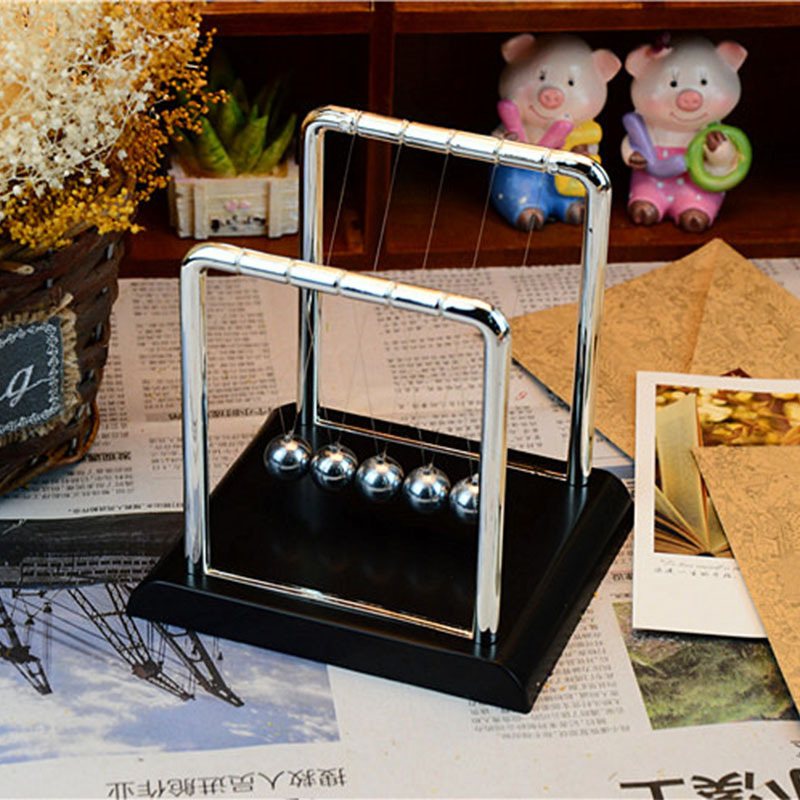 Medium Square Newton Bash Ball Home Decorative Ornaments Gifts Ornaments Strange Craft Small Gifts