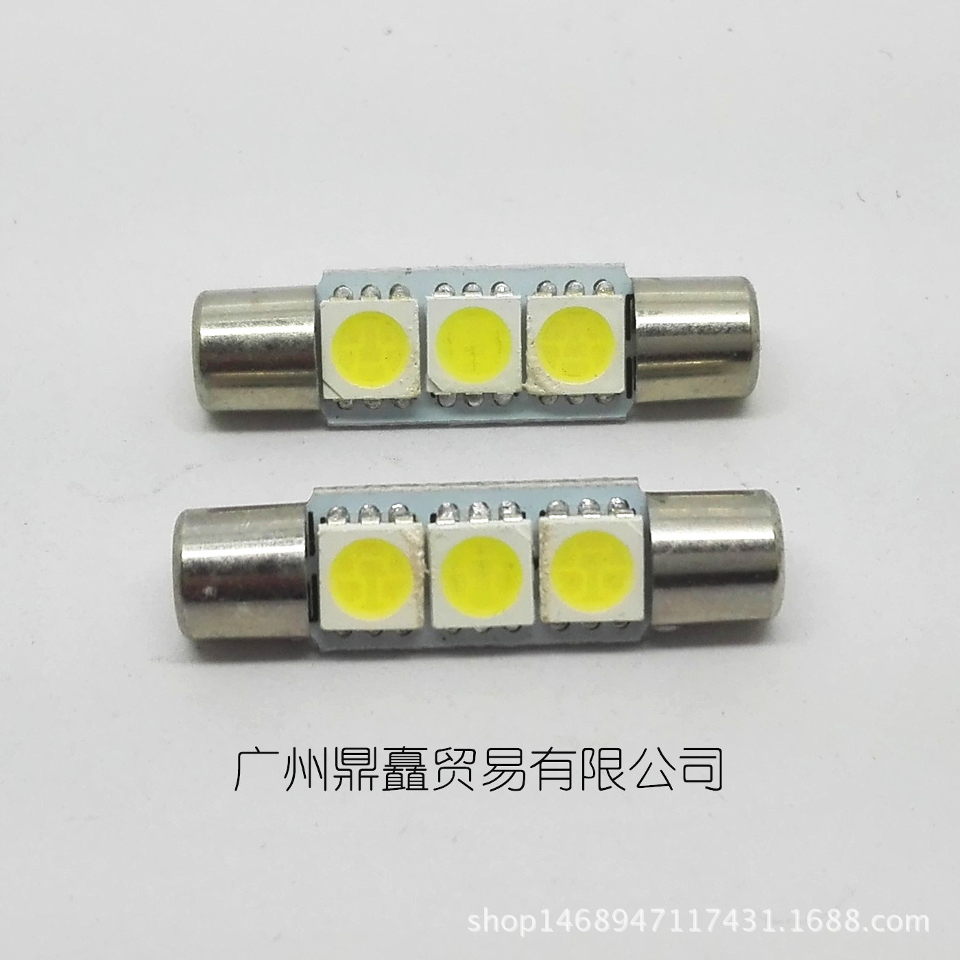 Flat head double tip ST6-5050-3SMD 29mm B6LED cosmetic mirror light sunshade light map light reading light