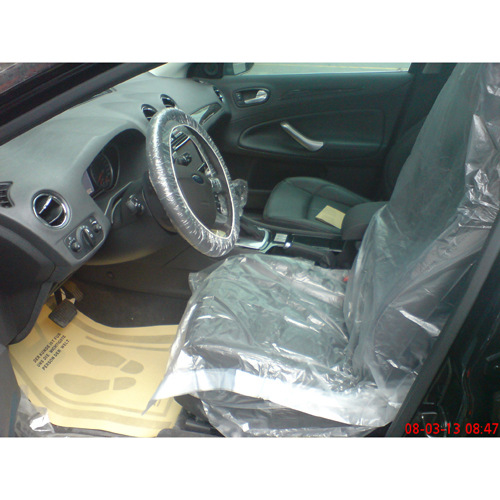 4s shop repair car disposable plastic three-piece set auto repair maintenance beauty disposable protection three-piece set