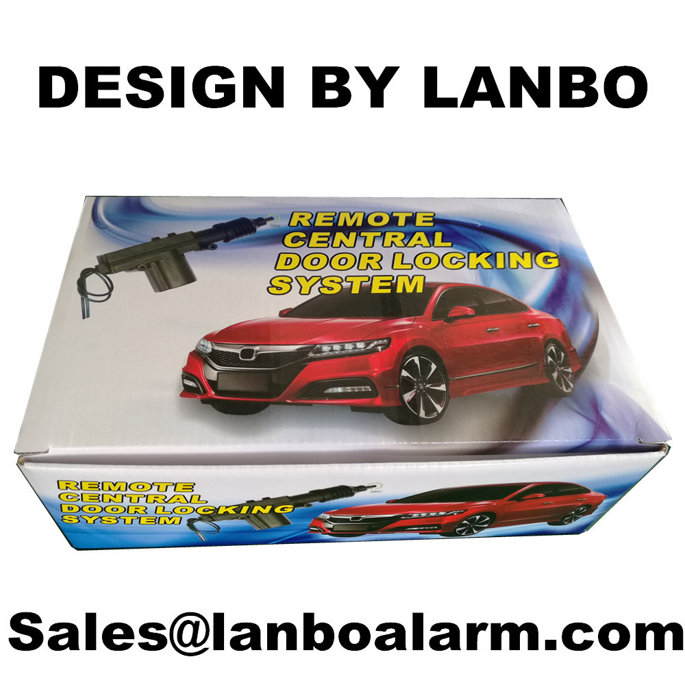 Central lock remote control with central control motor with direction light speaker output open trunk function for 12V