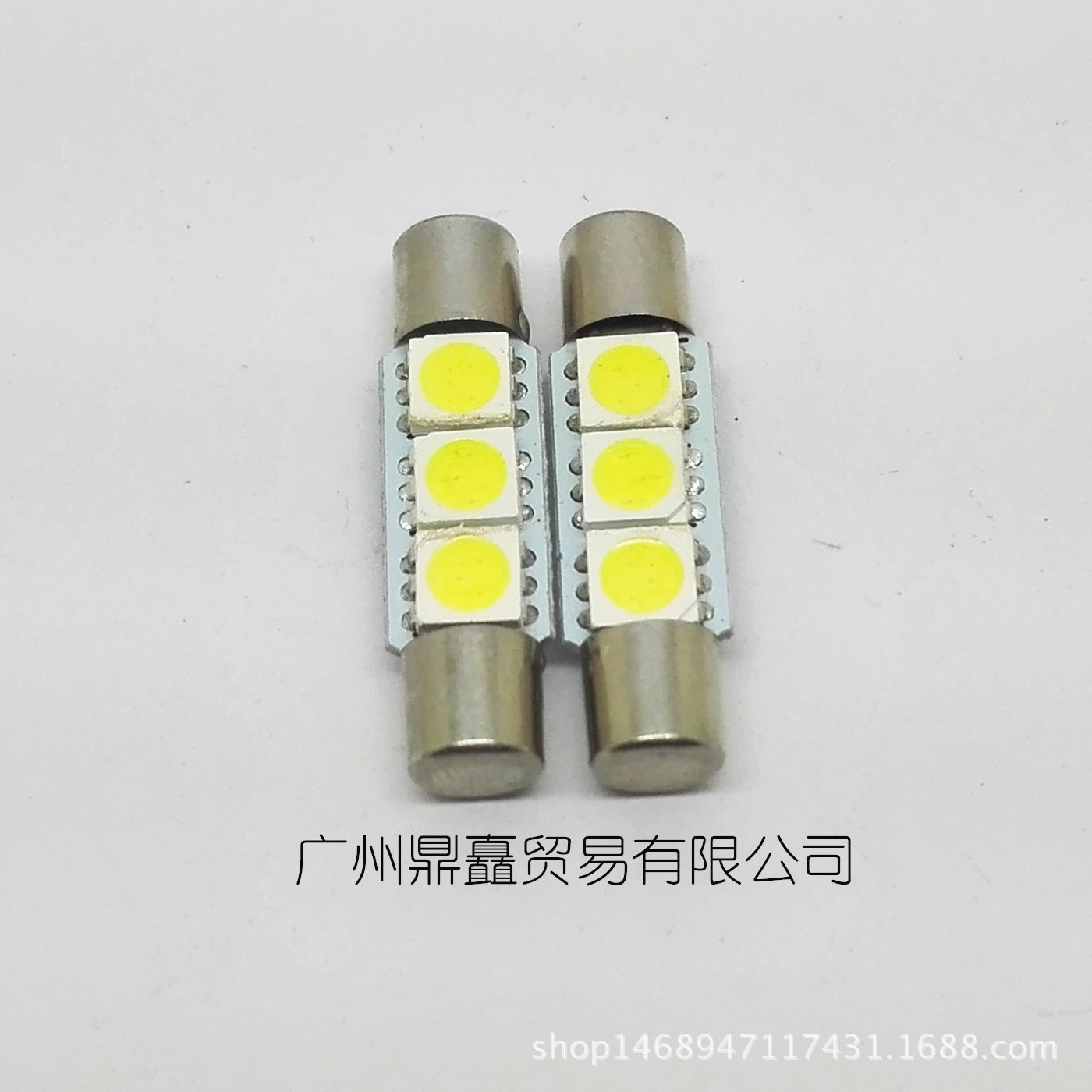 Flat head double tip ST6-5050-3SMD 29mm B6LED cosmetic mirror light sunshade light map light reading light