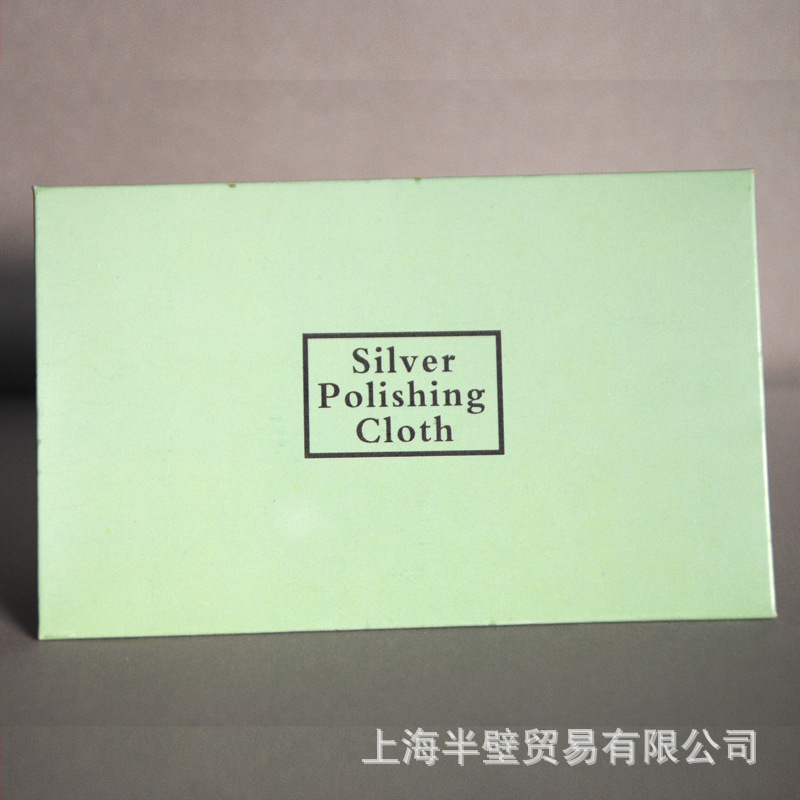 Оптовая продажа 7 * 10 см упаковка TIF серебряная чистящая ткань 100% хлопок мягкая цветовая доставка случайная бесплатная доставка по стране