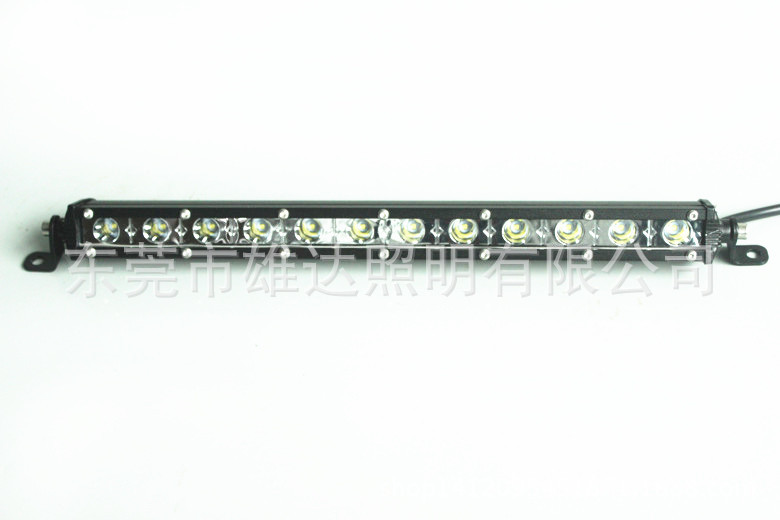 36W маленький однорядный светодиодный рабочий свет для автомобиля SUV внедорожный грузовик свет для крыши инспекционный свет инженерное оборудование