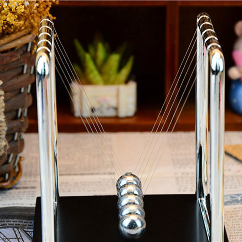 Medium Square Newton Bash Ball Home Decorative Ornaments Gifts Ornaments Strange Craft Small Gifts